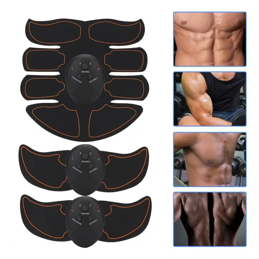 Электрический EMS Брюшной Массажер для мышечного стимулятора принадлежности для спорта и фитнеса тренажер м