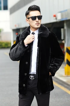 

Real Fur Coat Men Winter Jacket Warm Natural Mink Fur Coat Mens Mink Jackets Coats 2020 Outerwear Parka 8858 KJ3092