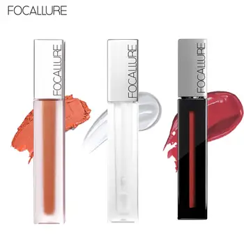 

Focallure 15 colors Moisturizing Long Lasting Lip gloss 2 Texture Matte and Glossy Non-sticky Waterproof Lips Makeup