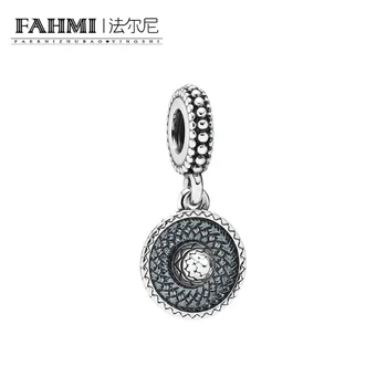 

FAHMI 100% 925 Sterling Silver New 791364 Sombrero Hat Dangle Charm Fit DIY Necklace High Quality Jewelry Free Shipping