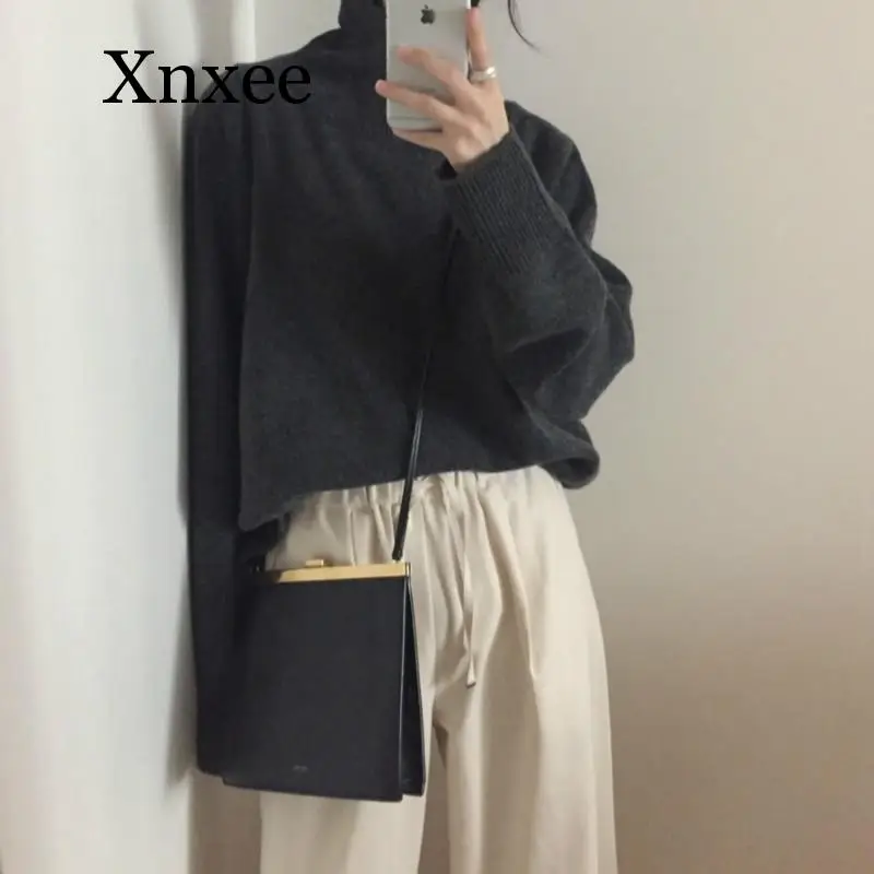 2020 new wool Women Autumn Winter cashmere Turtleneck white Sweater Knitted Pullovers long sleeve Elegant jumper Plus Size 2020 new wool Women Autumn Winter cashmere Turtleneck white Sweater Knitted Pullovers long sleeve Elegant jumper Plus Size