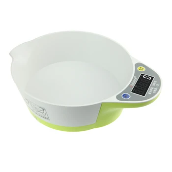 

Household Accurate Cooking Bowl Weighing Baking Desktop Food LCD Display Multifunctional Tools Electronic Scale Auto Off Kitchen