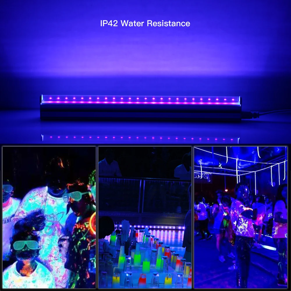 

Indoor Outdoor Use AC90-265V 5W 24 LED UV Bar Light IP42 Water Resistance