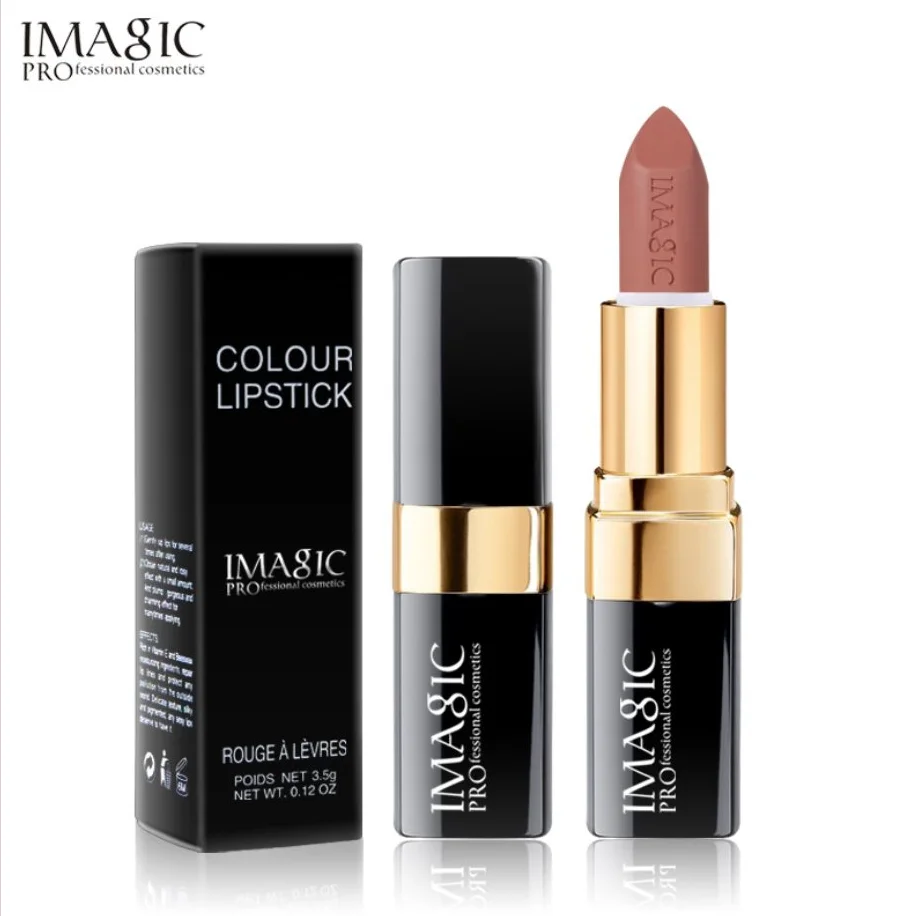

IMAGIC New Moisturizer Lipstick Smooth Long Lasting Waterproof Charming Lip Stick Beauty Makeup 12 Colors Official Product