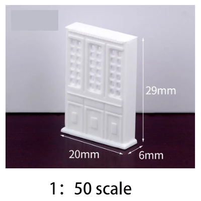 DIY sand table building material ABS Furniture 1/50 scale for miniature Layout/model furniture for miniuatre landscape DIY - Color: I