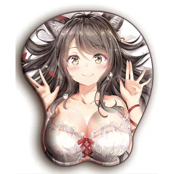 

FFFAS 3D Mouse Pad Mat Anime cartoon Girl Wrist Rest Breast Gaming Mousepad for Computer PC Laptop Keyboard Mouse Wholesale