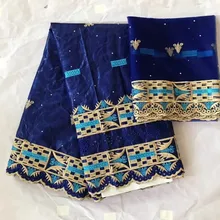 Новое поступление африканская Базен riche ткань с бисером шнур кружевная ткань морская парча ткань для свадьбы KY091405