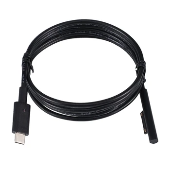 

for Surface Connector to USB-C Power Supply Charging Cable Cord 15V/3A netic Charging PD Cable for Surface Pro 4/3