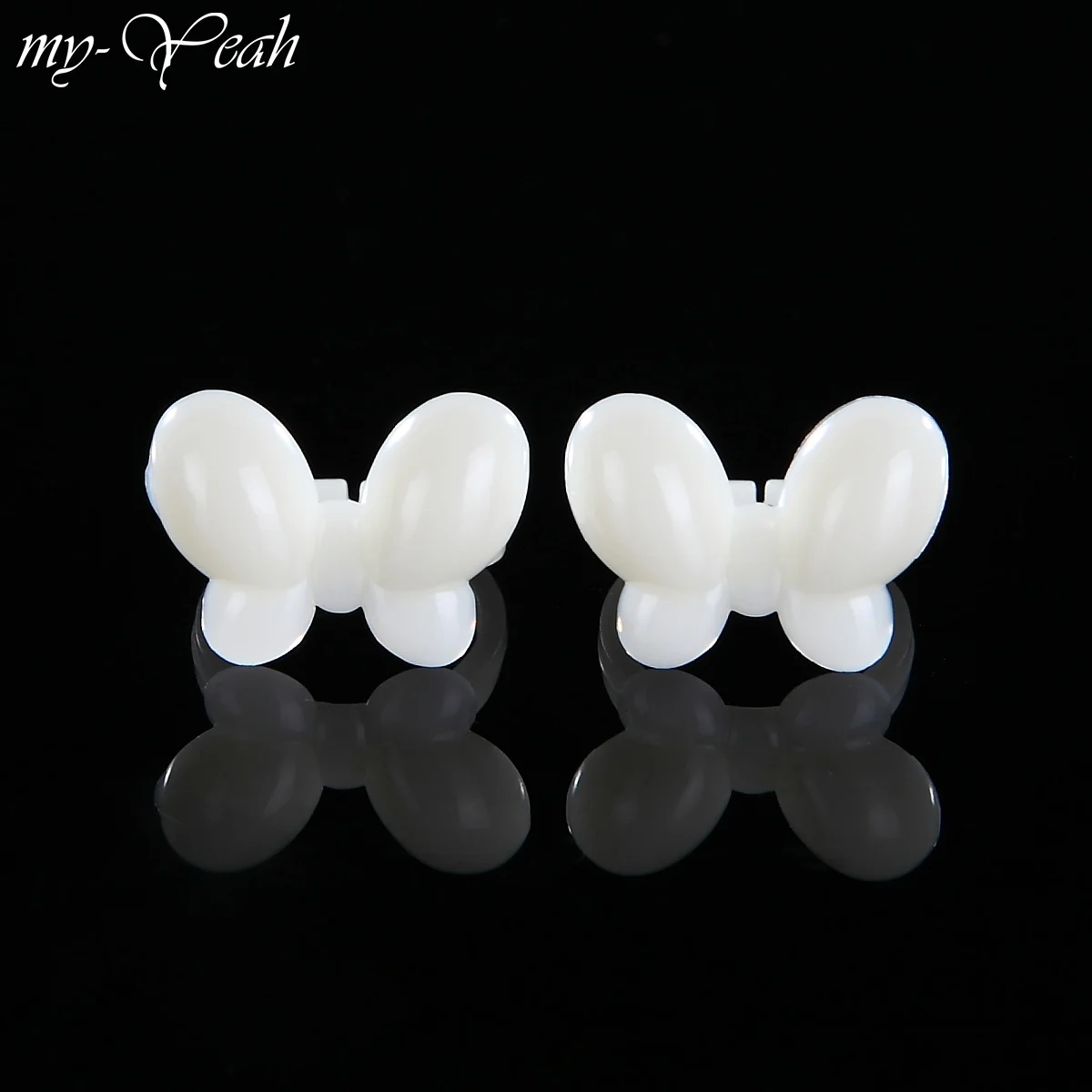 

50Pcs Nail Art UV Gel Polish Varnish Color Display Butterfly Fake Ring Coloring Showing Trainning False Nail Manicure Tool