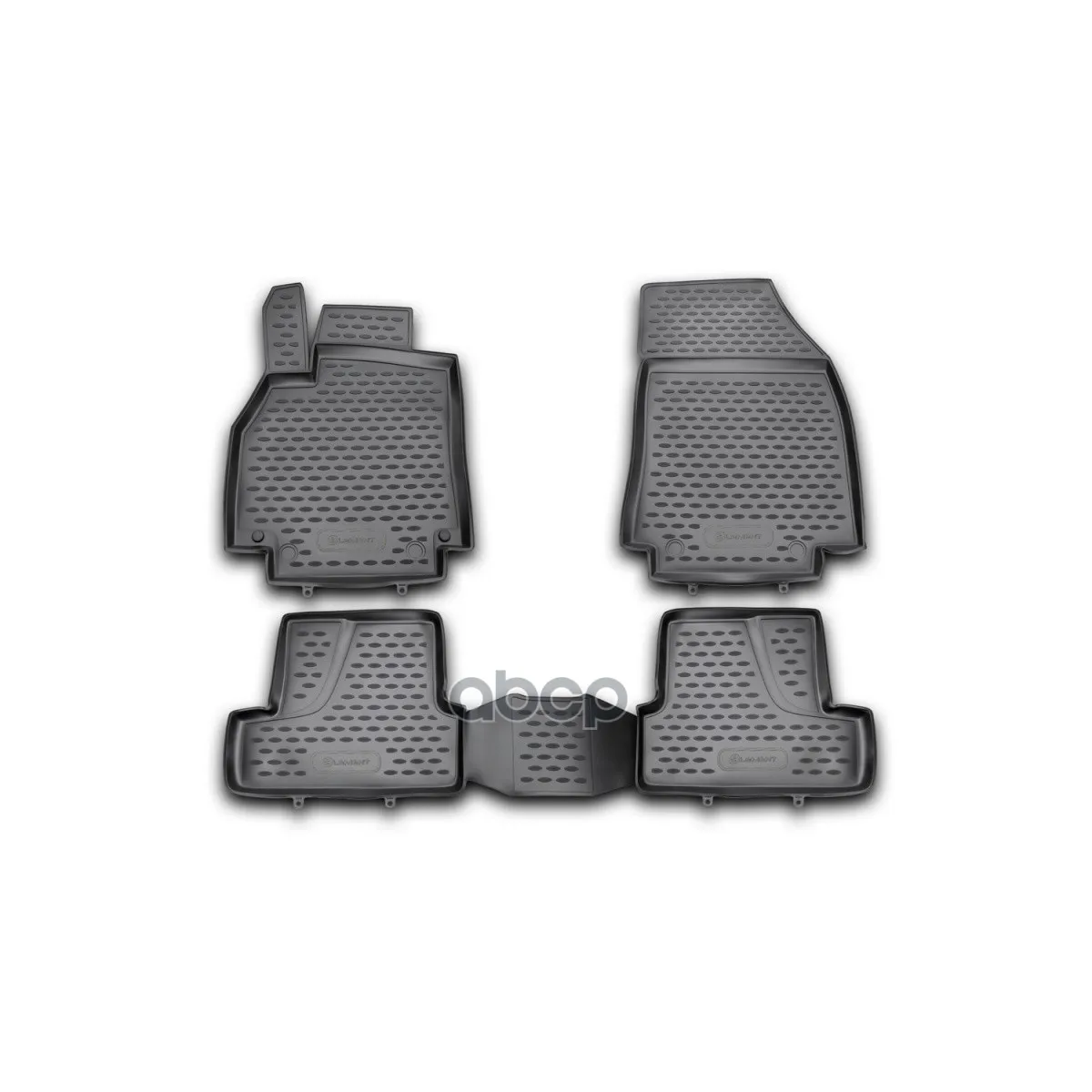 Коврики В Салон Renault Megane 3 2010-, 4 Шт.(Полиуретан) ELEMENT арт. NLC4116210KH