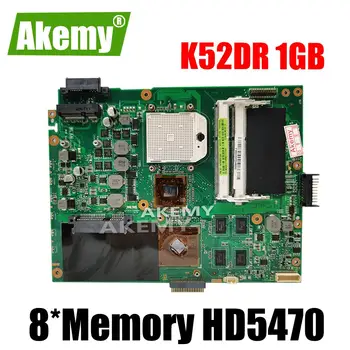 

K52DR laptop Motherboard For Asus K52DY A52D K52DE K52D X52D K52DR Mainboard 1GB HD5470 8*Memory