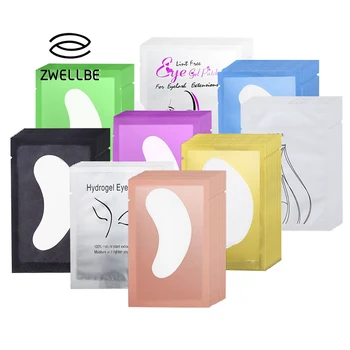 

50 Pairs/pack Eyelash Pad Gel Patch Grafting Eyelashes Under Eye Patches For Eyelash Extension Paper Sticker Wraps Makeup Tools
