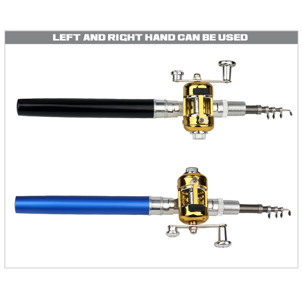 Портативная телескопическая ручка удочка набор мини сложенная Ручка Форма удочки комплект с катушкой колеса катушка Pesca аксессуары