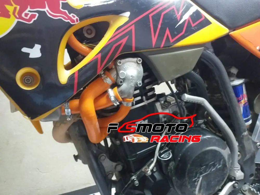 Оранжевый силиконовый радиатор для KTM LC4 620 625 640 660 EXC SMC SMS 4T-SC Duke Rally Adventure R Dual Supermoto |