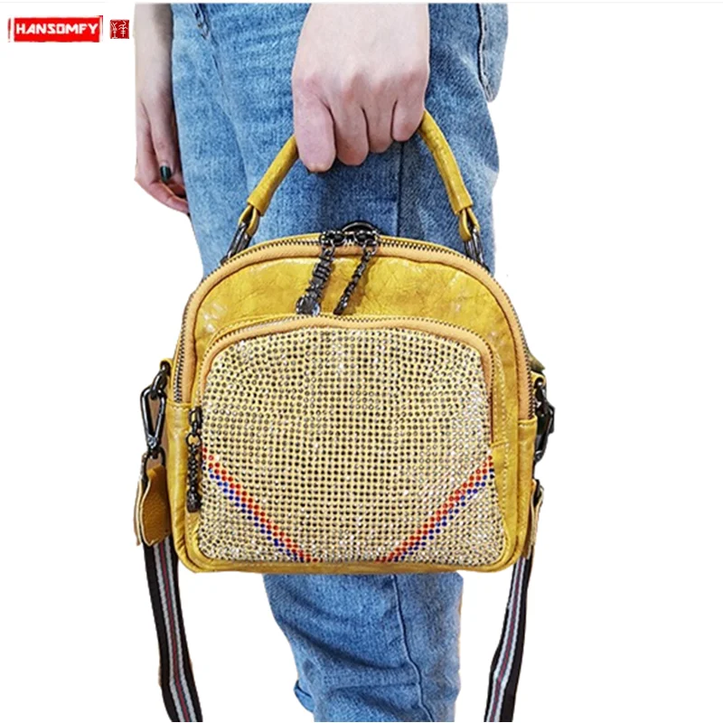 

Luxury fashion Diamonds Women's bag rhinestone small handbag female shoulder crossbody bag rhinestone back pack messenger bags