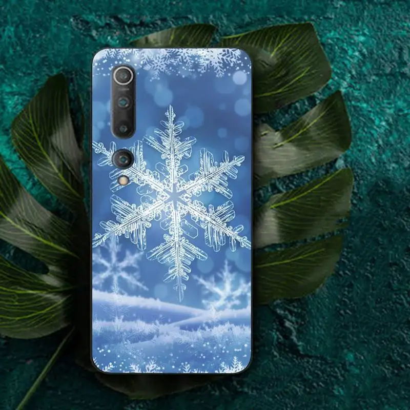 FHNBLJ snowflake Winter white snow Phone Case for RedMi note 4 5 7 8 9 pro 8T 5A 4X case xiaomi leather case Cases For Xiaomi