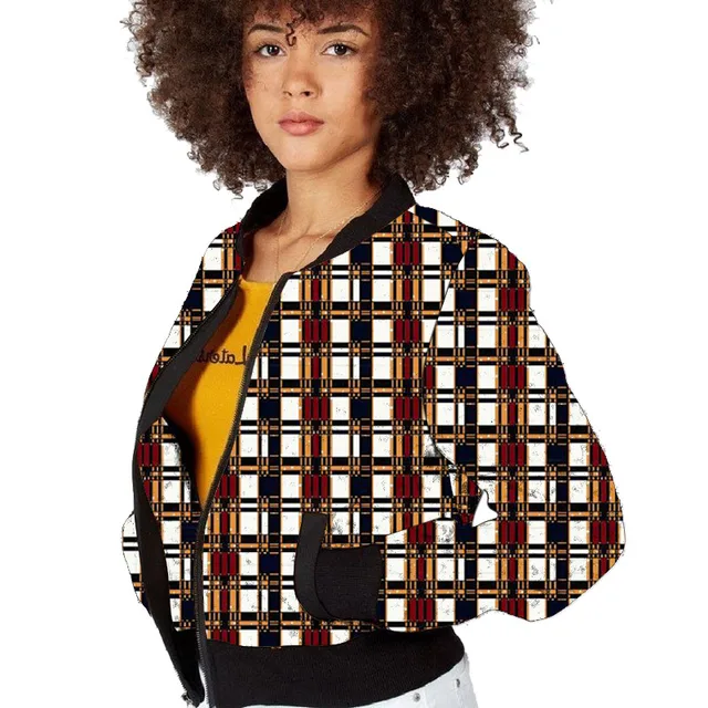 Fego African Baseball Jacket  Print Coat - Image 3
