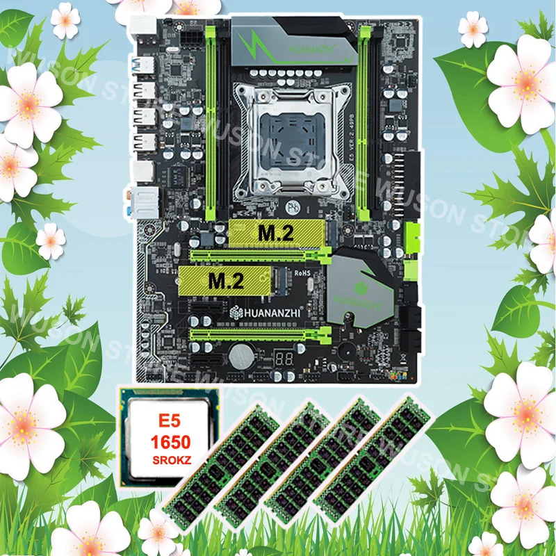 Лучшая Скидка, материнская плата HUANAN ZHI X79, материнская плата с M.2 слотом RAM 64G (4*16G) DDR3 1600 RECC CPU Xeon E5 1650 3,2 GHz SR0KZ Лучшая Скидка, материнская плата HUANAN ZHI X79, материнская плата с M.2 слотом RAM 64G (4*16G) DDR3 1600 RECC CPU Xeon E5 1650 3,2 GHz SR0KZ