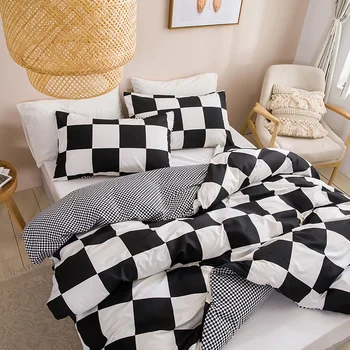 

5 Patterns Duvet Cover & Pillowcase Set Ultra Soft Microfiber Fabric With Zipper Closure 10 Size Single Twin Double Full Queen K