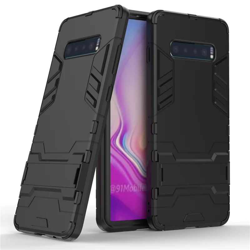 Для Samsung Galaxy S10 Plus чехол для + телефона армированный жесткий Силикон пластиковый