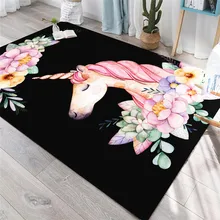 3d принт розовая серия большой размер ковер мультфильм Единорог/ковры с изображением жирафов для гостиной спальни Декор ковры CF