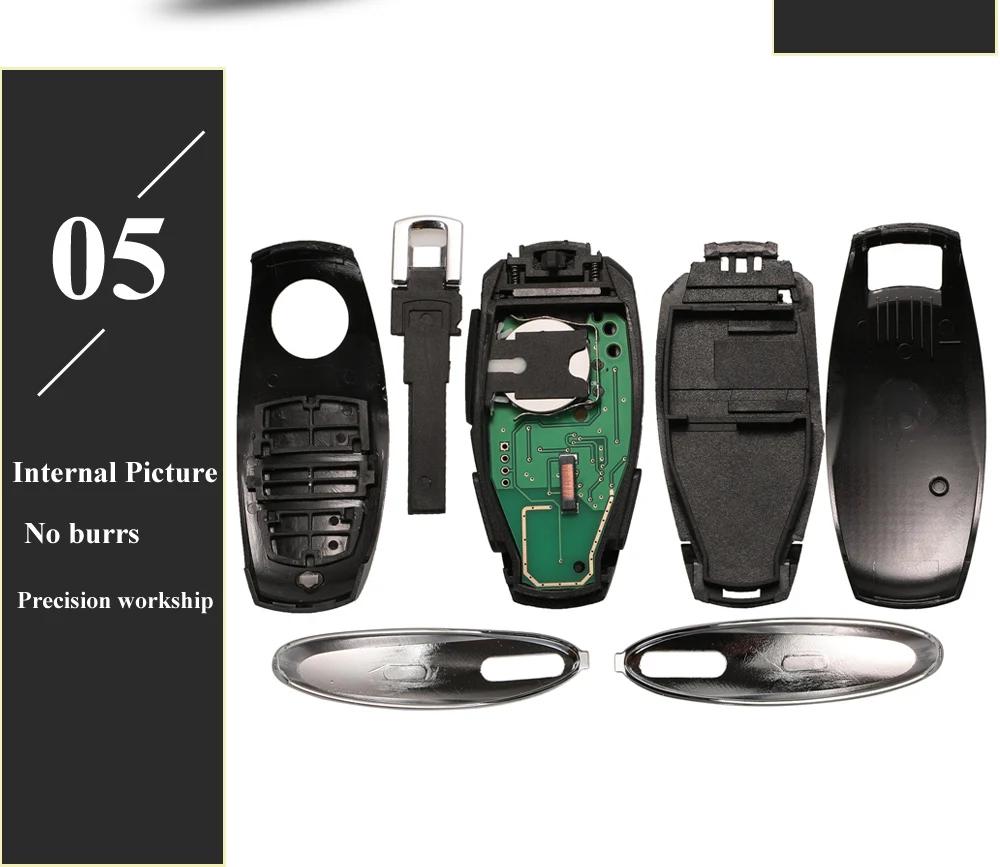 Keyforkess 5pcs Smart 3/4BTN telecomando 315/433MHz: 7P6959754AL /868MHz: 7P6 959 754 AP per Volkswagen Touareg 2011-2018 14 Keyforkess 5pcs Smart 3/4BTN telecomando 315/433MHz: 7P6959754AL /868MHz: 7P6 959 754 AP per Volkswagen Touareg 2011-2018 - Hb75cd23a47d34490abe0c7b8e0aa2332p