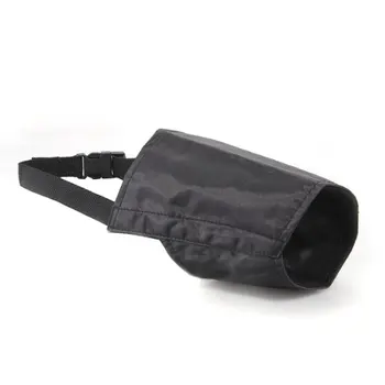 

Grid Black Nylon Muzzle for Dog Training Adjustable Height 15cm 5L