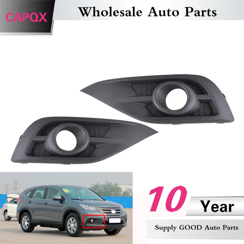 Capqx Front Bumper Fog Light Cover Hood Trim For Honda Crv Crv 2012 2013 2014 Rm1 Rm2 Rm3 Rm4