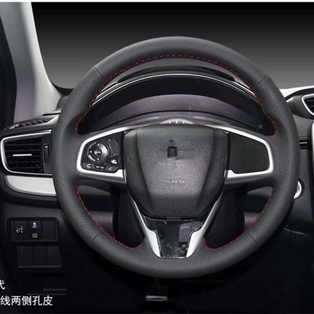 Кожаные аксессуары для ручного шитья чехлы на рулевое колесо HONDA Civic G10 2016 2017 2018 2019