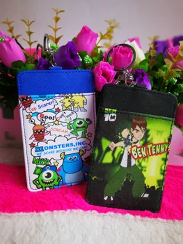 

1PCS Toy Story Ben10 Anime Plush Card Holder PU Cartoon Credit ID Bags Coin Bus Card Wallet Kid Girls Birthday Gifts New