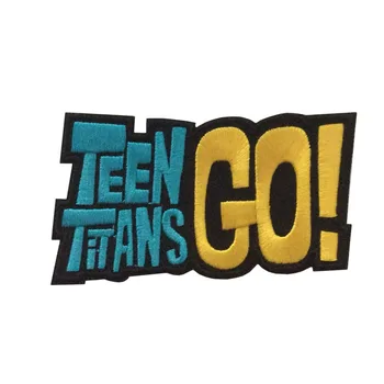 

3.5'' TEEN TITANS GO Embroidered Iron-On and sew on Patch