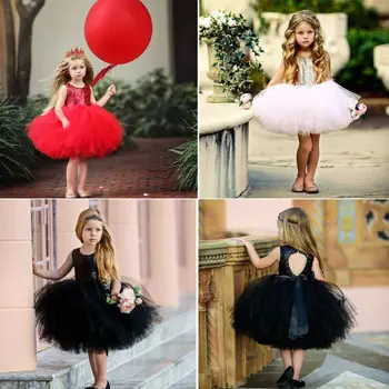 

2020 Kids Toddler Baby Girl Sequins Dress Tutu Princess Dress Pageant Wedding Party Formal Tutu Dress Ceremony