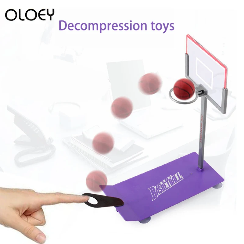 

Cute Mini Decompression Toys Finger Family Toys Trainer Finger Basketball Shoot Machine Children Gift For Kids Fans Club