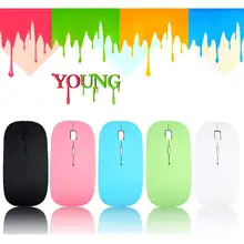 2,4G беспроводная мышь ноутбук настольная Бесшумная мышь s Мини Портативная 1600 dpi оптическая мышь с usb-приемником для ноутбука компьютера