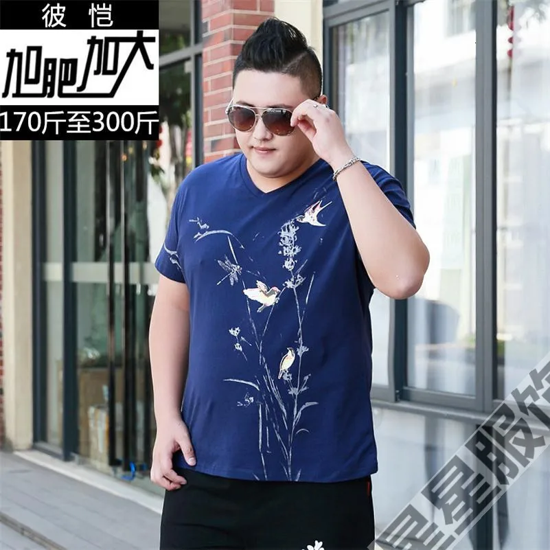 Большие размеры 10XL 8XL 6XL, новинка, футболка с коротким рукавом, Мужская брендовая одежда, повседневная футболка с принтом, мужские качественные хлопковые Стрейчевые футболки - Цвет: Navy Blue