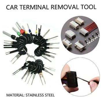 

26pcs Car Terminal Removal Tools Pin Extractor Car Electrical Wiring Crimp Connector Pin Extractor Car Needle Puller