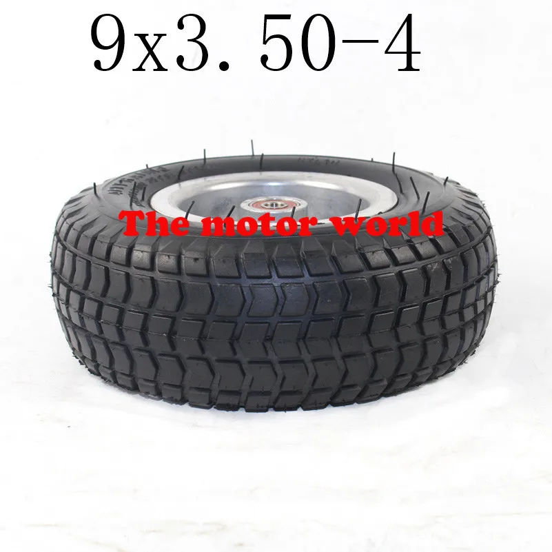 Новейшая Высокоэффективная 9X3. 50-4 пневматическая шина с ободами для электрического скутера газовый скутер карманный велосипед Электрический трехколесный велосипед