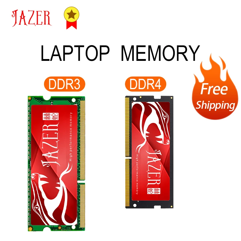 JAZER Laptop Memoria DDR3 4GB 8GB 1600MHz Ram DDR4 16GB 2400MHz 2666MHz Sodimm Memory | Компьютеры и офис