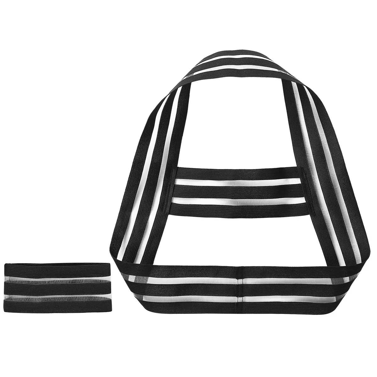 YiZYiF Harness Men Elastic Straps Shoulder Chest Muscle Belt With Armband For Cosplay Role Fancy Club Party Costume Belts -Zentai shop online Hb75dc02054f14df193afd1f63ec6292a7.jpg