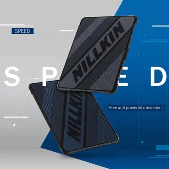 

For Apple iPad 9.7 2018 2017 Case NILLKIN pu leather pc back TPU border Smart magnetic wake up sleep Kickstand Back Cover Bumber