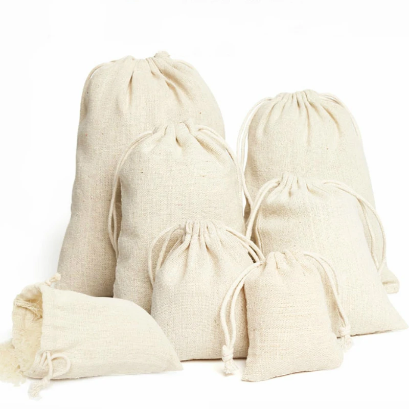 Льняная сумка для упаковки ювелирных