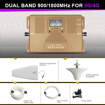 

Big Power 900 and 1800mhz 2G 4g signal booster repeater