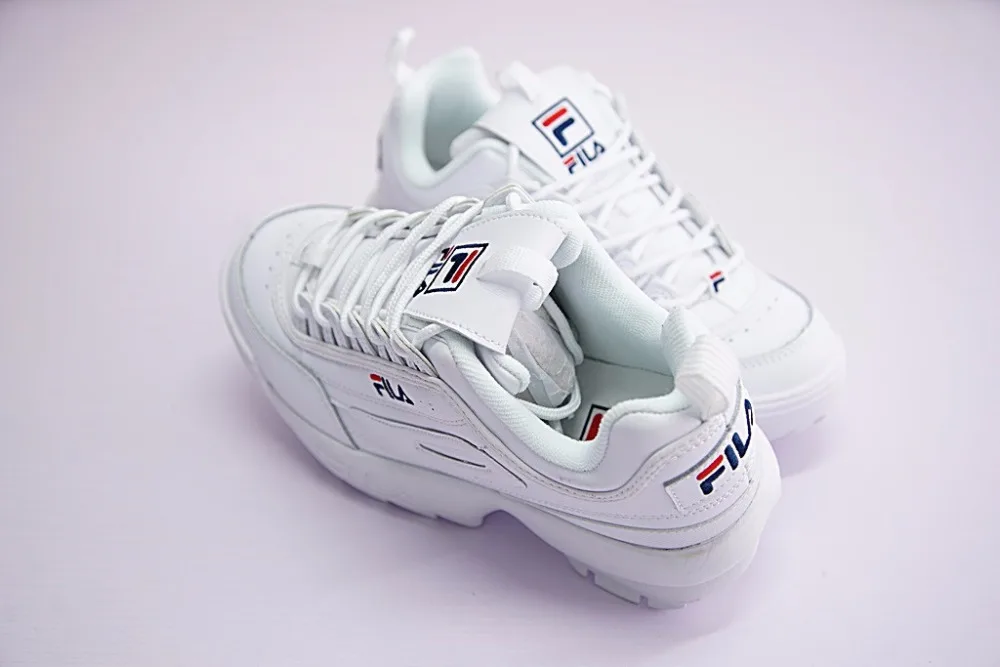 FILA Disruptor II 2; беговые кроссовки с толстой и высокой подошвой; Мужская и женская обувь; Fila Tenis
