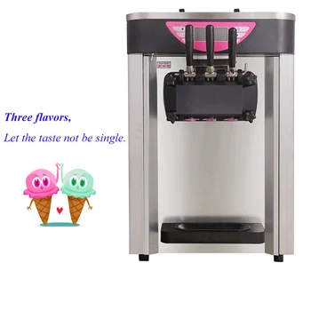 

free ship CE desktop ice cream machine soft ice cream machine commercial ice cream machine energy-saving compact cone machine A