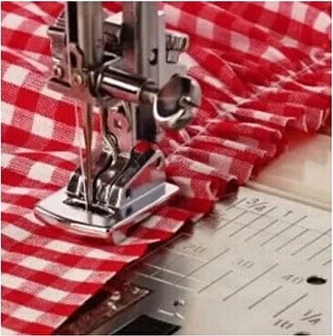 

Sliver Rolled Hem Curling foot Household Sewing Machine Parts Presser Foot P60502(#200003102)/Double Gathering Foot snap on foot