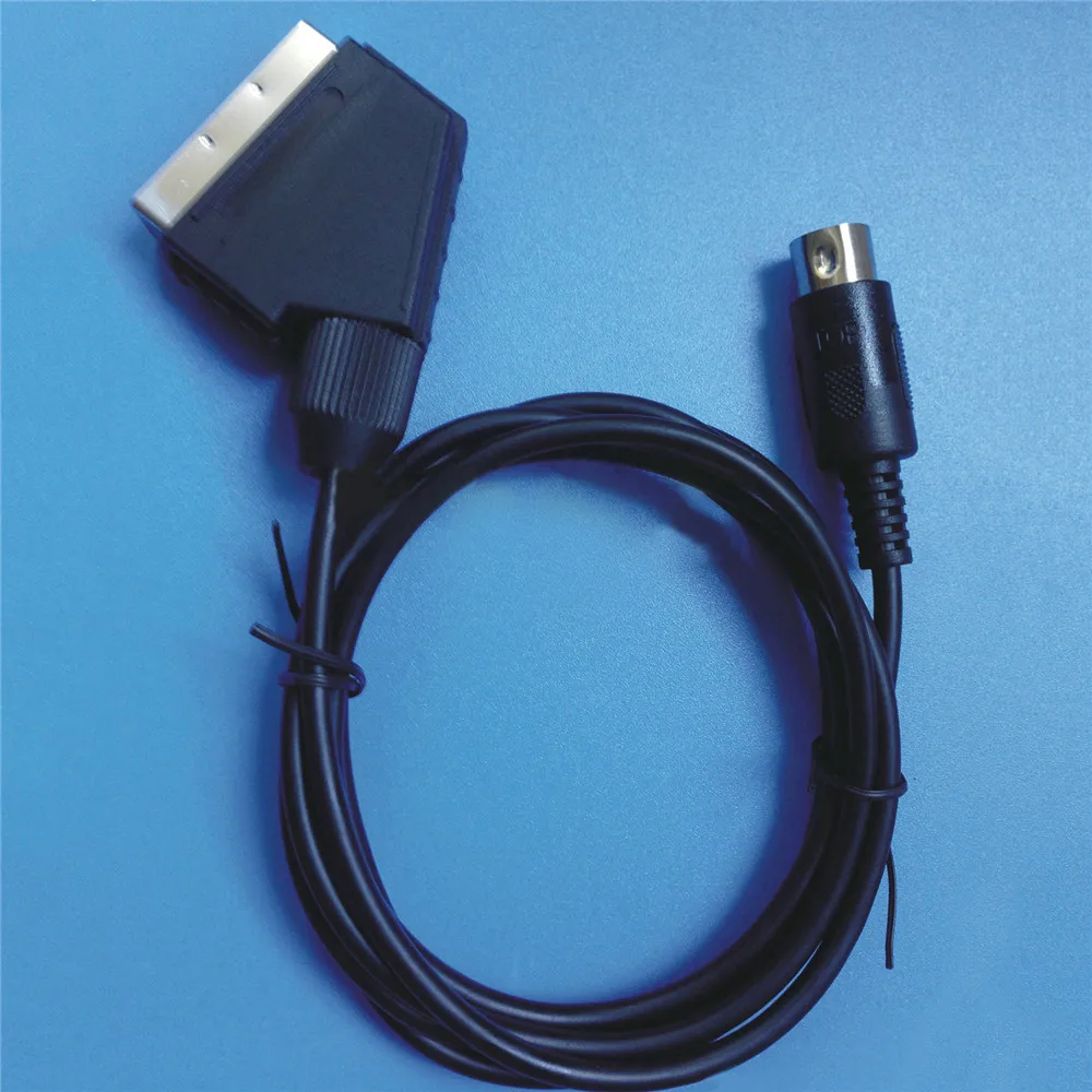 RGB кабель Scart 1 8 м для игровой консоли SEGA Saturn запчасти ремонта запасной Scart|Кабели| |
