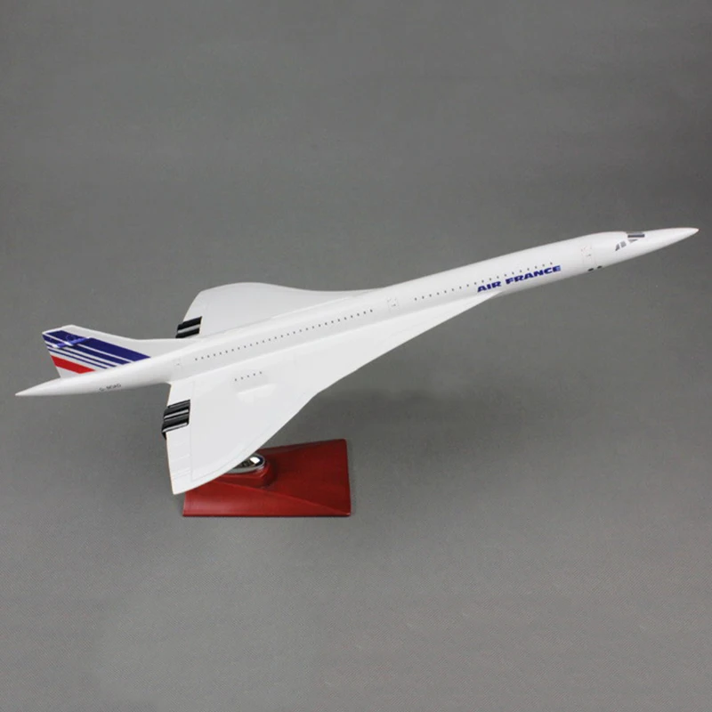 

47CM Diecast 1/124 Scale Plane Concorde Air France British Airline Air Force One Model Airplane Toy Resin Airframe Aircraft Gift