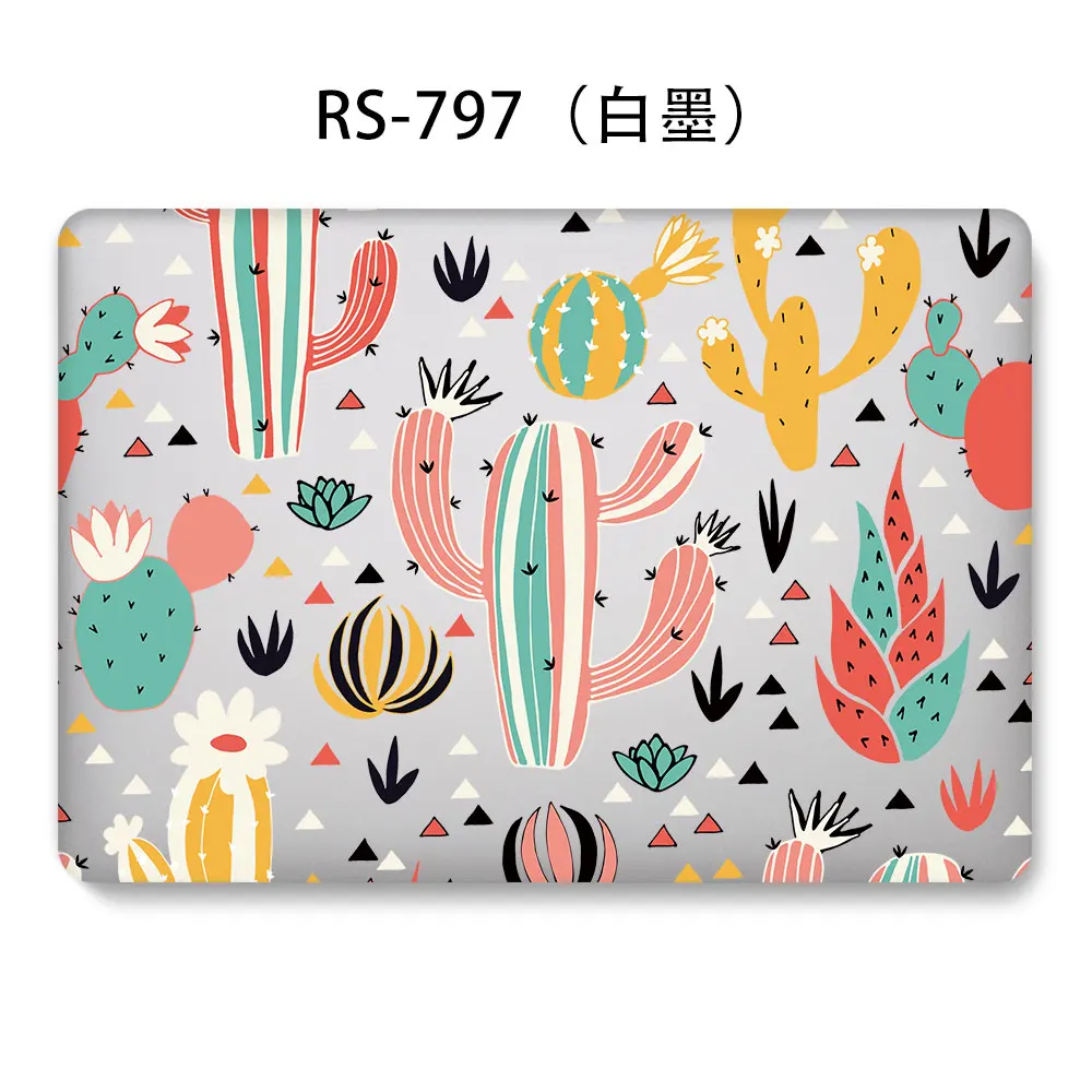 Чехол для ноутбука macbook Touch ID Air 13 A1932 Air Pro retina 11 12 13 13,3 15 touch bar A2159 A1706 A1707+ крышка клавиатуры