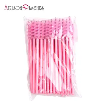 

50Pcs/Set Disposable Eyelash Mini Brush Mascara Wands Applicator Makeup NEW Makeup Tools Cosmetic Brushes