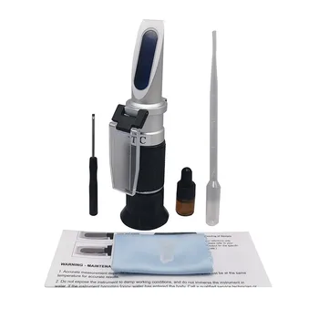 

Bee Rearing For Hand Held Refractometer Beekeeping Tools Honey Detection Measuring Range 0-32% Sugar Prism Refractometer No box